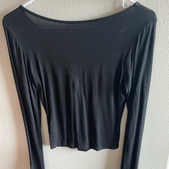 Black long sleeve PacSun top XS - Picture 3 of 3